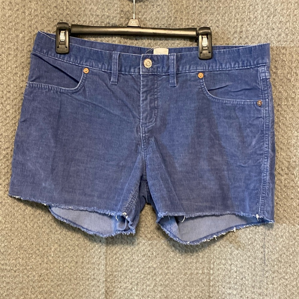 GAP Corduroy Blue Shorts Size 12